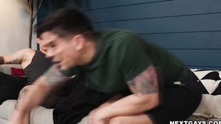 Step brothers Dakota Payne and Brock have anal sex