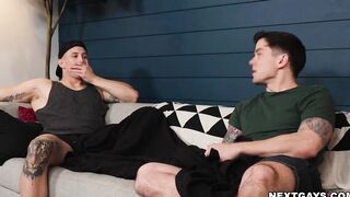 Step brothers Dakota Payne and Brock have anal sex