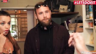 HornyHostel - Daphne Klyde Charming Ukrainian Barely Legal has Wild Sex with Hotel
