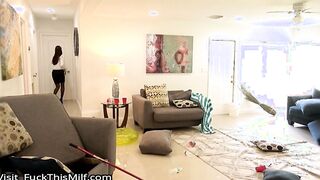Voluptuous Horny Stepmom Finds Stepson's XL Condom & Has Needs to Satisfy