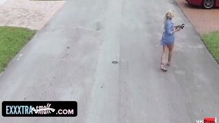 Exxxtra Small - Tight Blonde 18 With Blue Eyes Stuffed With Cock