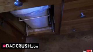 DadCrush - Strict Stepdad Spanks And Disciplines His Erotic Step Daughter