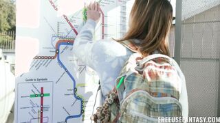 Showing Her The Route
