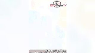 Shy unshaved eastern college teens got cummed with 18yo