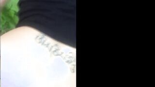 School Girl sucks my dick while in the woods