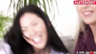 AGIRLKNOWS - Cutie Lesbo Play And Nailed! Each Other Angelika Grays And London Keyes Full Scene