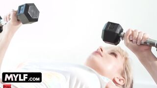 Mylf - Huge Tit Fitness Bombshell Jessica Starling Getting Intimate And