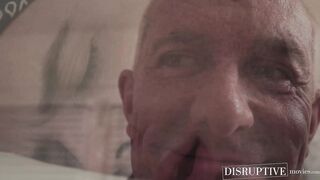 Older jock Matthew Figata deepthroats sexy influencer Dakota Paynes cock