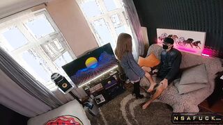 Step Sister Was Fucked by a Huge Cock in