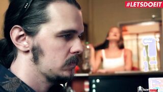 TURNED ON HOSTEL - Hot teens Year Older Tiffany Tatum Doggy Plowed Into
