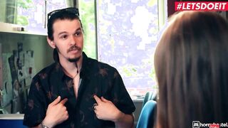 TURNED ON HOSTEL - Hot teens Year Older Tiffany Tatum Doggy Plowed Into