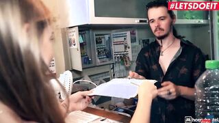 TURNED ON HOSTEL - Hot teens Year Older Tiffany Tatum Doggy Plowed Into