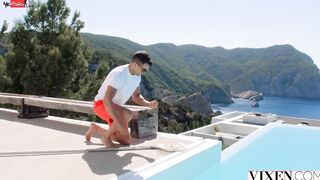 VIXEN Troublemakers Ella & Christian seduce goodgirl Honour
