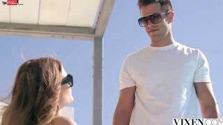 VIXEN Troublemakers Ella & Christian seduce goodgirl Honour