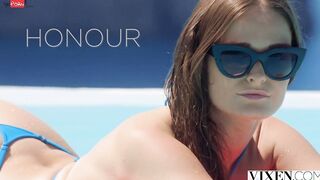 VIXEN Troublemakers Ella & Christian seduce goodgirl Honour