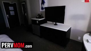 PervMom - Amazingly hot Milf Gave Lusty Stud Fellatio Before She Leaves To Her Corporate Meeting