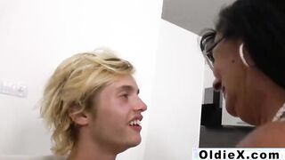 Stuffing their older wet holes