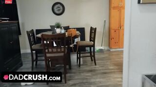 Old and Shameless Step Father Hitting on his Young Step Daughter