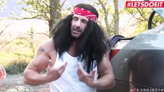 LETSDOEIT - Damsel In Distress Shrima Malati Tricked By Trucker