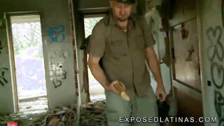 exposedlatinas - Gringo getting caught and fucks a turned on latina into an