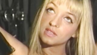 Busty lesbian submissive tied up and spanked by femdom