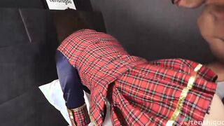 Yotuba Kawai puts on her idol outfit and getting her pussy licked and fingered