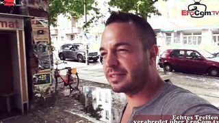 German blonde 18 Year Old pick up for a spontaneous pounded into a Bar
