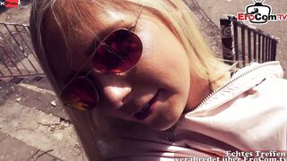 German blonde 18 Year Old pick up for a spontaneous pounded into a Bar