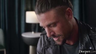 Deeper. Actress Scarlit submits to her sex movie partner's kinks