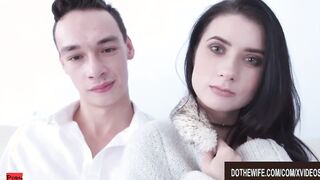 Happy Cuck Watches Wife Nicole Ebony Gets Her Asshole Reamed