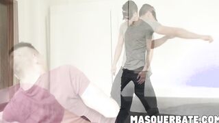 Striper and birthday dude get naughty in the bedroom