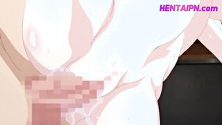 Huge-Breasted Anime Widow Aunt XXX Home Guard