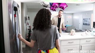 Step daughter blowjob me while we celebrate mothers day