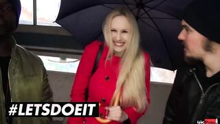 BUMSBUS - Gigantic Melons Onlyfan Angel Wicky Getting Gigantic Ebony Dick In Her Cunt - LETSDOEIT