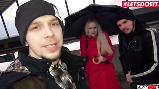 BUMSBUS - Gigantic Melons Onlyfan Angel Wicky Getting Gigantic Ebony Dick In Her Cunt - LETSDOEIT