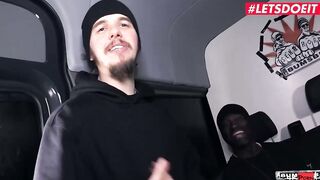 BUMSBUS - Gigantic Melons Onlyfan Angel Wicky Getting Gigantic Ebony Dick In Her Cunt - LETSDOEIT