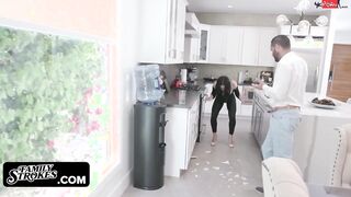 Pervert Step Niece Flashes her Tits and Seduces Step Uncle
