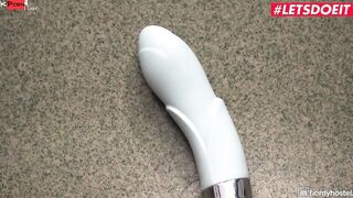TURNED ON HOSTEL - Long Boobed Blonde Lya Missy Getting Caught And Screwed By huge ebony penis - LETSDOEIT