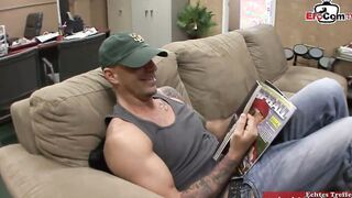 Petite Milf with small tits lets her husband watch during she fucks