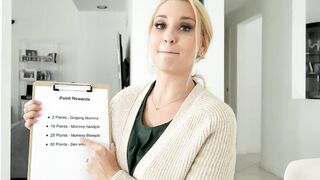 Julia sucks Alex cock for earning his points