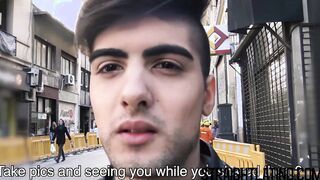 Handsome latino receives bare cock in asshole before dineros