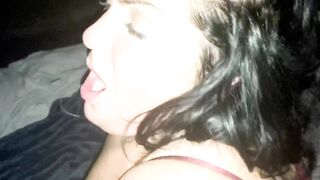 Big Black Dick make thick white bitch take penis inside her booty!!