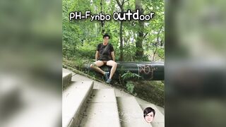 Outside
