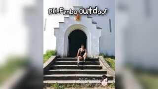 Outside
