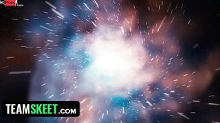 TeamSkeet - Turned On Stud Getting His Oiled Up Big Titties Christmas Dream Cum True