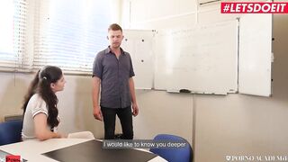 PORNOACADEMIE - Hottie School cunt with mouth Francesca Di Caprio Passes double penetration Exam With Full Score - LETSDOEIT