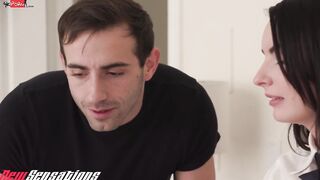 NewSensations - Tiny Tit Hoe Fucks Hard Dick Into School
