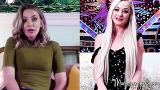 Lesbian stepmother plays with her pretty stepdaughter online