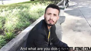 Straight latino breeding for money before POV facial