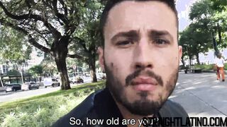 Straight latino breeding for money before POV facial
